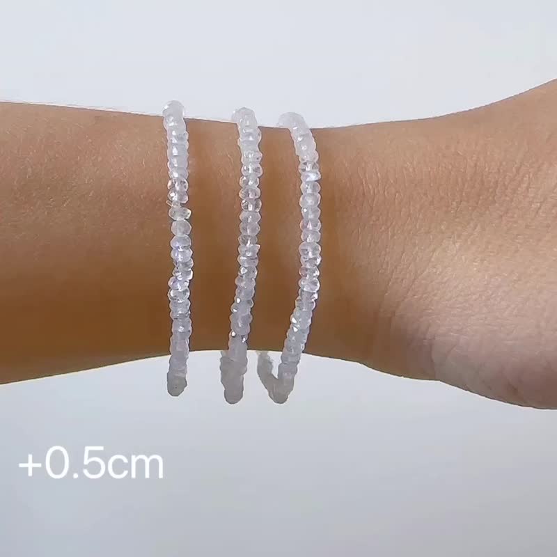 六月诞生石 手环 恋爱之石 月光石  - 维纳斯 - - 手链/手环 - 宝石 白色