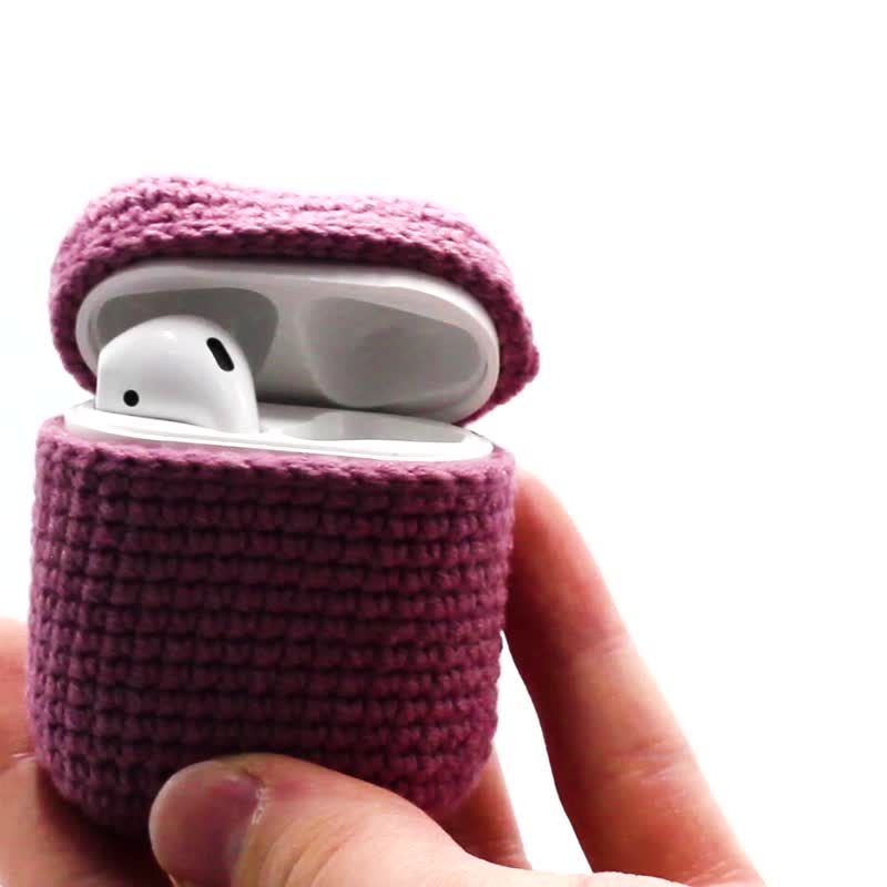 其他材质 编织/刺绣/羊毛毡/裁缝 - Crochet pattern basic case earphone case, PDF crochet pattern headphone cover