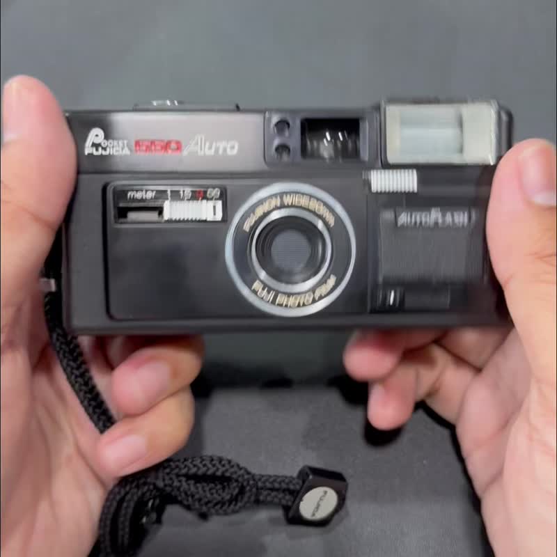 110底片 Pocket Fujica 550 Auto Flash 底片相机 菲林 八成新 - 相机 - 塑料 黑色