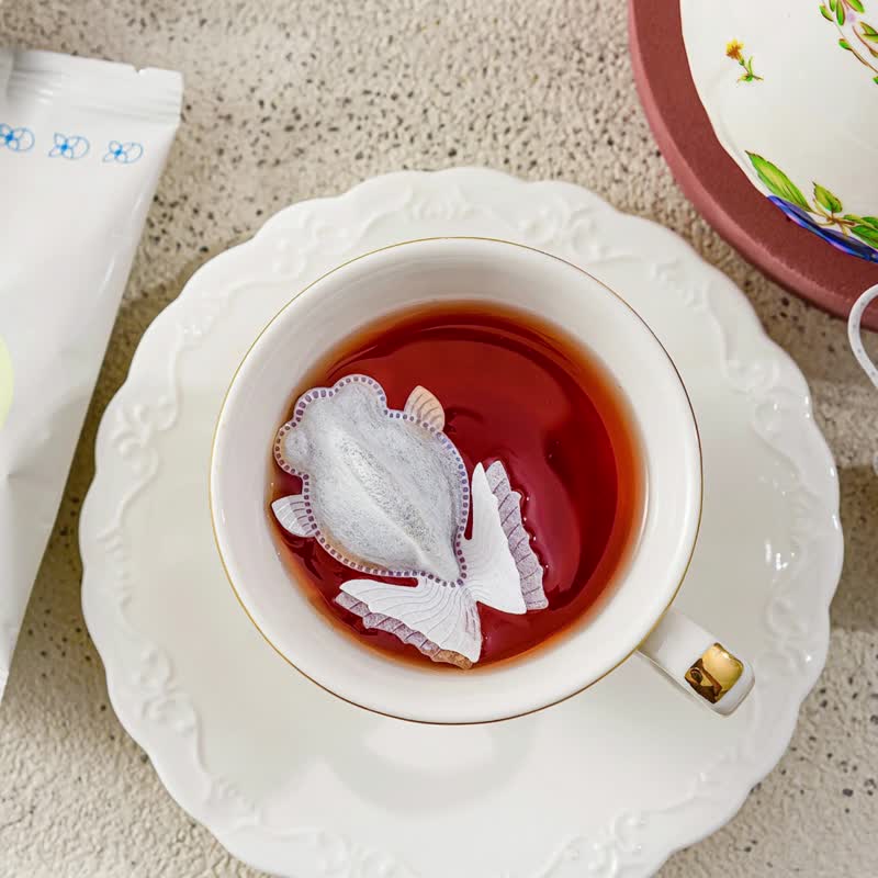 金鱼茶包【莫斯卡托】独享包(10包入) 伴手礼 英式红茶 茶叶 - 茶 - 植物．花 