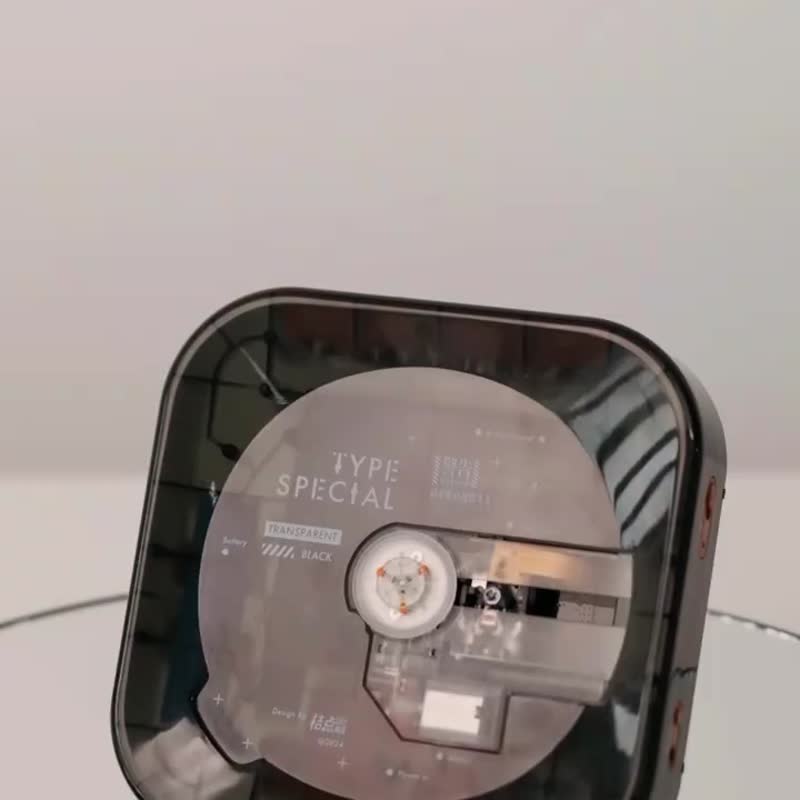 R400 CD player 高音质 果冻机 便携式 蓝牙 (迷雾黑) - 数码小物 - 塑料 白色