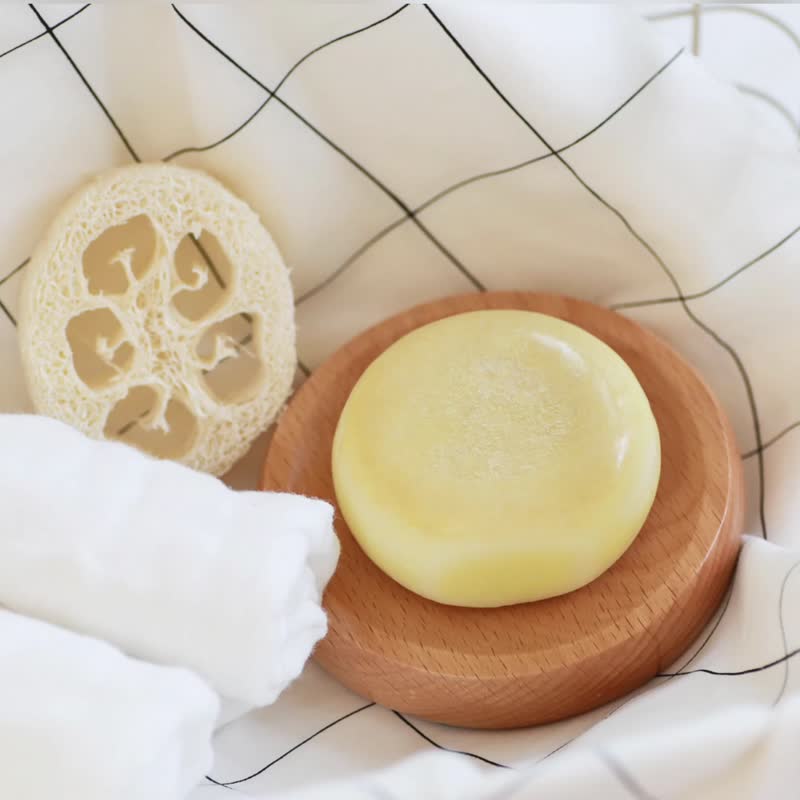 温泉丝瓜野菊皂 促进角质肌肤新陈代谢 调理肌肤 - 洗手用品 - 其他材质 黄色