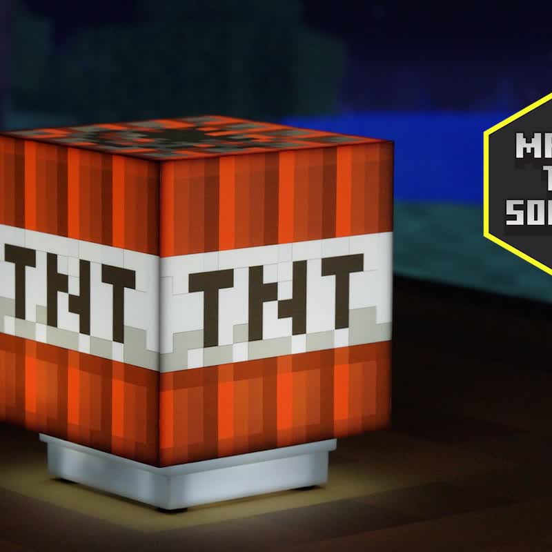 【当个创世神】Minecraft TNT发声炸药3D Figure 灯 - 灯具/灯饰 - 塑料 红色